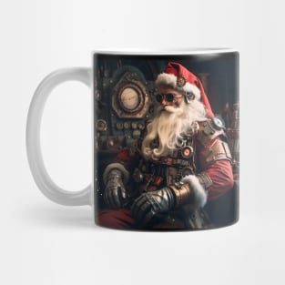 Merry Christmas Santa Claus steampunk Mug